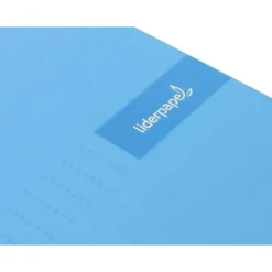 Bloc Liderpapel Din A4 micro crafty cuadrícula 5mm 5 bandas 4 taladros tapa forrada 90 gr 120 hojas color azul
