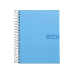 Bloc Liderpapel Din A4 micro crafty cuadrícula 5mm 5 bandas 4 taladros tapa forrada 90 gr 120 hojas color azul