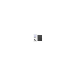 Bloc Liderpapel Din A4 micro crafty cuadrícula 5mm 5 bandas 4 taladros tapa forrada 90 gr 120 hojas color negro