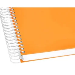 Bloc liderpapel Din A5 micro crafty cuadrícula 5mm 120 hojas tapa forrada 90 gr color naranja