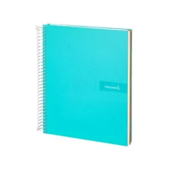 Bloc liderpapel Din A5 micro crafty cuadrícula 5mm 120 hojas tapa forrada 90 gr color azul.