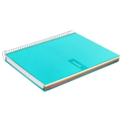 Bloc liderpapel Din A5 micro crafty cuadrícula 5mm 120 hojas tapa forrada 90 gr color azul.