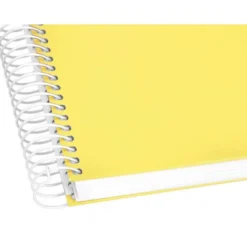 Bloc liderpapel Din A5 micro crafty cuadrícula 5mm 120 hojas tapa forrada 90 gr color amarillo