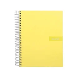 Bloc liderpapel Din A5 micro crafty cuadrícula 5mm 120 hojas tapa forrada 90 gr color amarillo