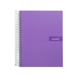 Bloc liderpapel Din A5 micro crafty cuadrícula 5mm 120 hojas tapa forrada 90 gr color violeta