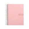 Bloc liderpapel Din A5 micro crafty cuadrícula 5mm 120 hojas tapa forrada 90 gr color rosa