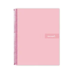 Bloc liderpapel Din A5 micro crafty cuadrícula 5mm 120 hojas tapa forrada 90 gr color rosa