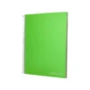 Bloc Liderpapel Din A4 micro jolly cuadrícula 5mm 5 bandas 4 taladros tapa forrada 75 gr 140 hojas color verde
