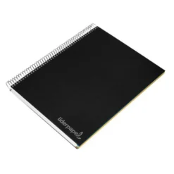 Bloc Liderpapel Din A4 micro jolly cuadrícula 5mm 5 bandas 4 taladros tapa forrada 75 gr 140 hojas color negro