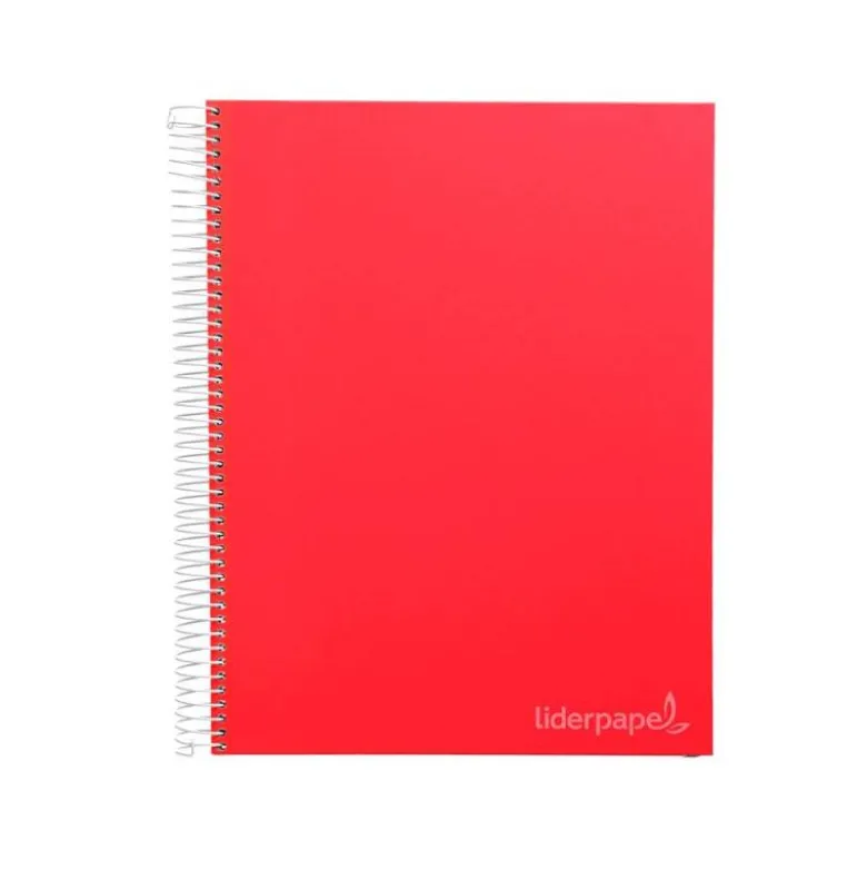 Bloc Liderpapel DIN A4 micro jolly 140 hojas cuadro 4mm 5 bandas 4 taladros tapa forrada 75 gr color “no se puede elegir”