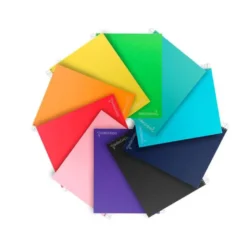 Bloc Liderpapel DIN A4 micro jolly 140 hojas cuadro 4mm 5 bandas 4 taladros tapa forrada 75 gr color “no se puede elegir”