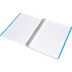 Bloc Liderpapel Din A4 micro wonder cuadrícula 5mm 5 bandas 4 taladros tapa polipropileno 90 gr color verde