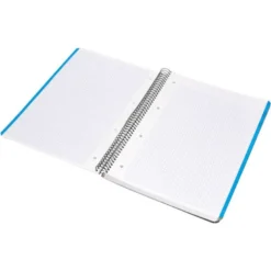 Bloc Liderpapel Din A4 micro wonder cuadrícula 5mm 5 bandas 4 taladros tapa polipropileno 90 gr 120 hojas color negro