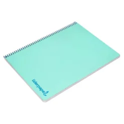 Bloc Liderpapel Din A4 wonder cuadrícula 4mm tapa polipropileno 90 gr 120 hojas color verde