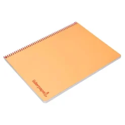 Bloc Liderpapel Din A4 wonder cuadrícula 4mm tapa polipropileno 90 gr color naranja