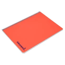 Bloc Liderpapel Din A4 wonder cuadrícula 4mm tapa polipropileno 90 gr color rojo.