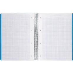 Bloc Liderpapel DIN A4 wonder cuadrícula 5mm tapa plástico 90 gr 120 hojas color azul