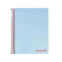 Bloc Liderpapel DIN A4 wonder cuadrícula 5mm tapa plástico 90 gr 120 hojas color azul