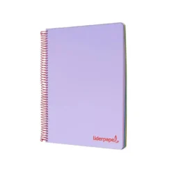 Bloc Liderpapel DIN A4 wonder cuadrícula 5mm 120 hojas color violeta