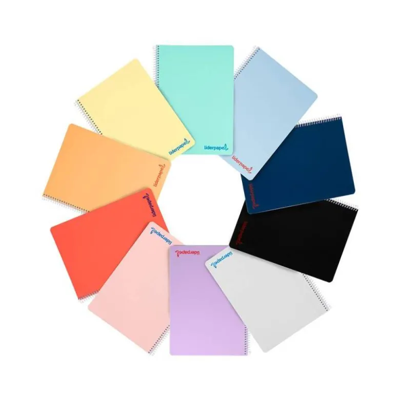 Bloc Liderpapel DIN A4 wonder 80 hojas milimetrado 2mm con margen tapa plástico 90 gr color “no se puede elegir”