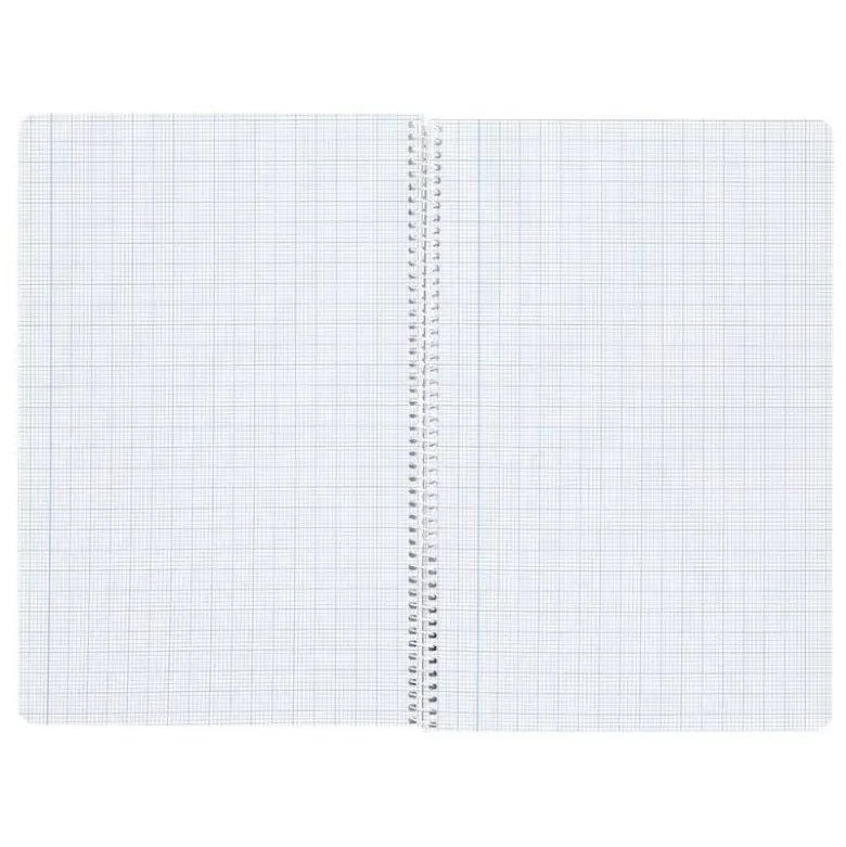 Bloc Liderpapel DIN A4 wonder 80 hojas milimetrado 2mm con margen tapa plástico 90 gr color “no se puede elegir”