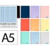 Bloc Liderpapel DIN A5 wonder milimetrado 2mm 80 hojas tapa plástico 90 gr color “no se puede elegir”