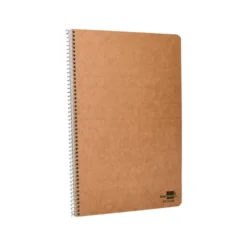Bloc Liderpapel espiral folio Cuadriculado 4mm 80 hojas con papel reciclado