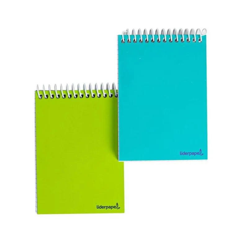 Bloc Liderpapel octavo apaisado bolsillo smart cuadrícula 4 mm 80 hojas tapa blanda 60 gr color “no se puede elegir”