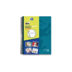 Bloc marca Oxford DIN A4+ White&Erase Cuadricula 5 mm 120 hojas COLORES SURTIDOS