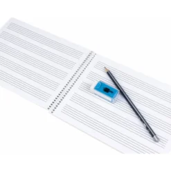 Bloc musica Liderpapel cuarto apaisado interlineado 4mm