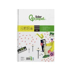 Bloc musica Liderpapel Folio vertical interlineado 3mm