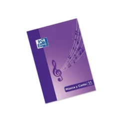 Bloc Musica Oxford DIN A4 24 hojas 90 gr Pentagrama Interlineado 2 mm+ cuadricula 5mm