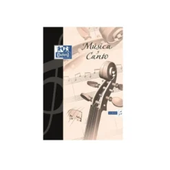 Bloc Musica Oxford DIN A4 24 hojas 90 gr Pentagrama Interlineado 2 mm+ cuadricula 5mm