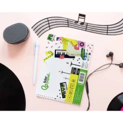 Bloc musica Pentagrama Liderpapel cuarto interlineado 3mm