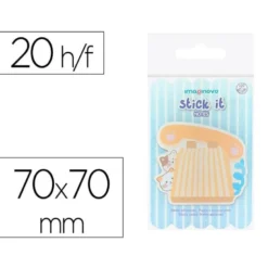 BLOC NOTAS ADHESIVAS IMAGINOVO MEOW 20 HOJAS TELEFONO 70X70 MM
