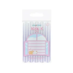 BLOC NOTAS ADHESIVAS IMAGINOVO MEOW 20 HOJAS VENTANA 70X70 MM