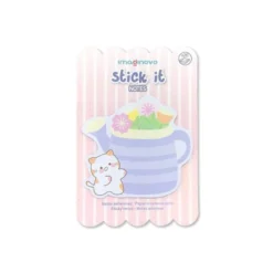 BLOC NOTAS ADHESIVAS IMAGINOVO MEOW 20 HOJAS FLORERO 70X70 MM