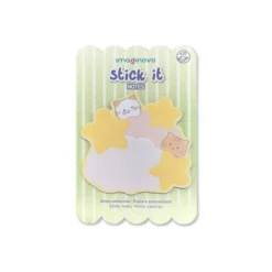 BLOC NOTAS ADHESIVAS IMAGINOVO MEOW 20 HOJAS NUBES 70X70 MM