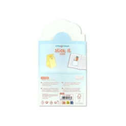 BLOC NOTAS ADHESIVAS IMAGINOVO BUNNY CON SOPORTE 20 HOJAS AZUL 60X125 MM