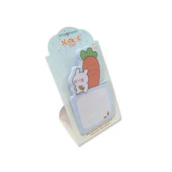 BLOC NOTAS ADHESIVAS IMAGINOVO BUNNY CON SOPORTE 20 HOJAS AZUL 60X125 MM