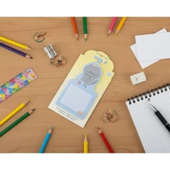 BLOC NOTAS ADHESIVAS IMAGINOVO BUNNY CON SOPORTE 20 HOJAS GATO AZUL 60X125 MM