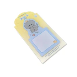 BLOC NOTAS ADHESIVAS IMAGINOVO BUNNY CON SOPORTE 20 HOJAS GATO AZUL 60X125 MM