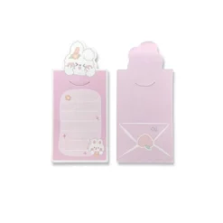 BLOC NOTAS ADHESIVAS IMAGINOVO LETTER CON MENSAJE TRASERO CONEJITO ROSA 20 HOJAS 85X164 MM