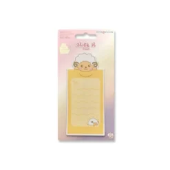 BLOC NOTAS ADHESIVAS IMAGINOVO LETTER CON MENSAJE TRASERO CABRA 20 HOJAS 85X164 MM