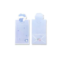 BLOC NOTAS ADHESIVAS IMAGINOVO LETTER CON MENSAJE TRASERO CONEJITO AZUL 20 HOJAS 85X164 MM