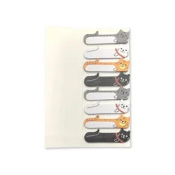 BLOC NOTAS ADHESIVAS IMAGINOVO MARCAPAGINAS GATO 120 HOJAS 8X15X48 MM