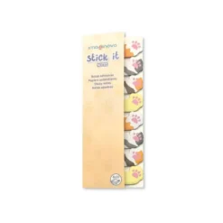 BLOC NOTAS ADHESIVAS IMAGINOVO MARCAPAGINAS PATITA 120 HOJAS 8X15X48 MM
