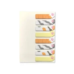 BLOC NOTAS ADHESIVAS IMAGINOVO MARCAPAGINAS PATITA 120 HOJAS 8X15X48 MM