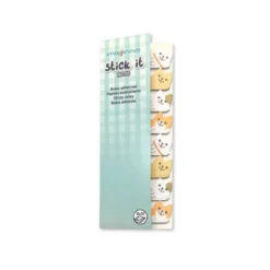 BLOC NOTAS ADHESIVAS IMAGINOVO MARCAPAGINAS PERRITO 120 HOJAS 8X15X48 MM