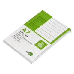 Bloc notas Liderpapel Din A-7 apaisado 80 hojas rayado horizontal 7 mm